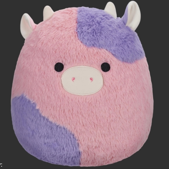 Squishmallows Other - HTF Patty the Cow Fuzz-a-mallow 12"